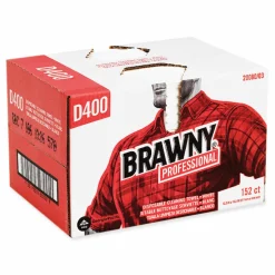 Brawny Professional Premium DRC Wipers, Paper, 1-Ply, 12.5 x 16.75, White, 152/Box