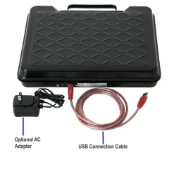 Brecknell Electromechanical Digital Scale, 100-Lb Capacity, Black