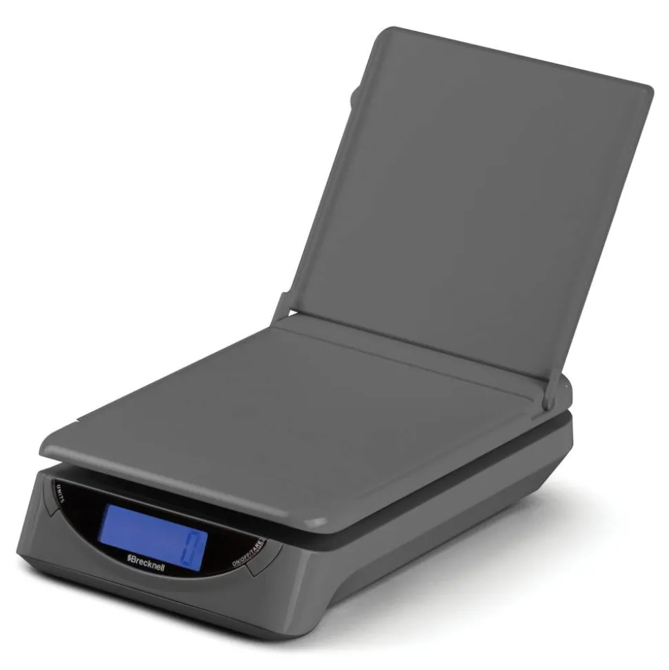 Brecknell Electronic Postal Scale, 25-Lb Capacity, Gray