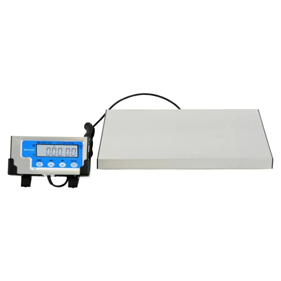 Brecknell 400 lb. Portable Shipping Scale - 400 lb / 181 kg Maximum Weight Capacity - White