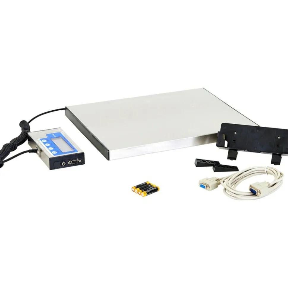 Brecknell 400 lb. Portable Shipping Scale - 400 lb / 181 kg Maximum Weight Capacity - White