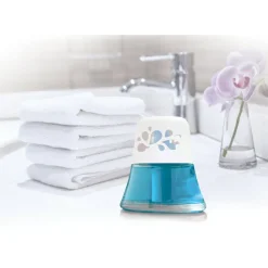 Bright Air Scented Oil Air Fresheners, Calm Waters/Spa Scent, 2.5 Oz, Blue, Pack Of 6