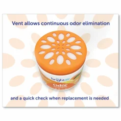 BRIGHT Air Super Odor Eliminator, Mandarin Orange and Fresh Lemon, 14 oz Jar