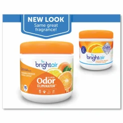 BRIGHT Air Super Odor Eliminator, Mandarin Orange and Fresh Lemon, 14 oz Jar