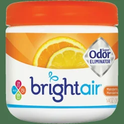 BRIGHT Air Super Odor Eliminator Gel, 14 Oz., Mandarin Orange & Fresh Lemon