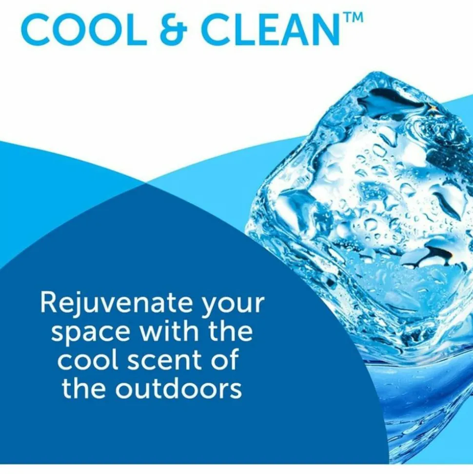 BRIGHT Air Super Odor Eliminator Gel., Cool & Clean Scent, 14 Oz