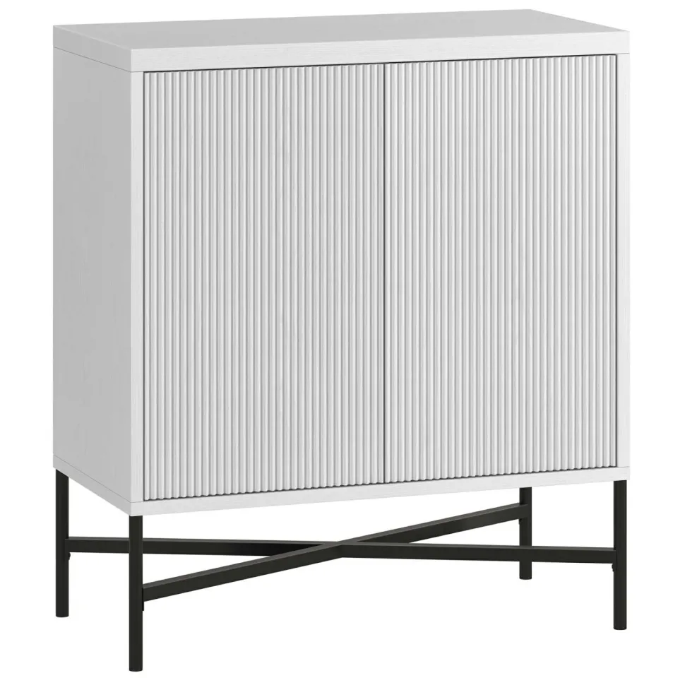 Brighton 28" Wide Rectangular Accent Cabinet in White