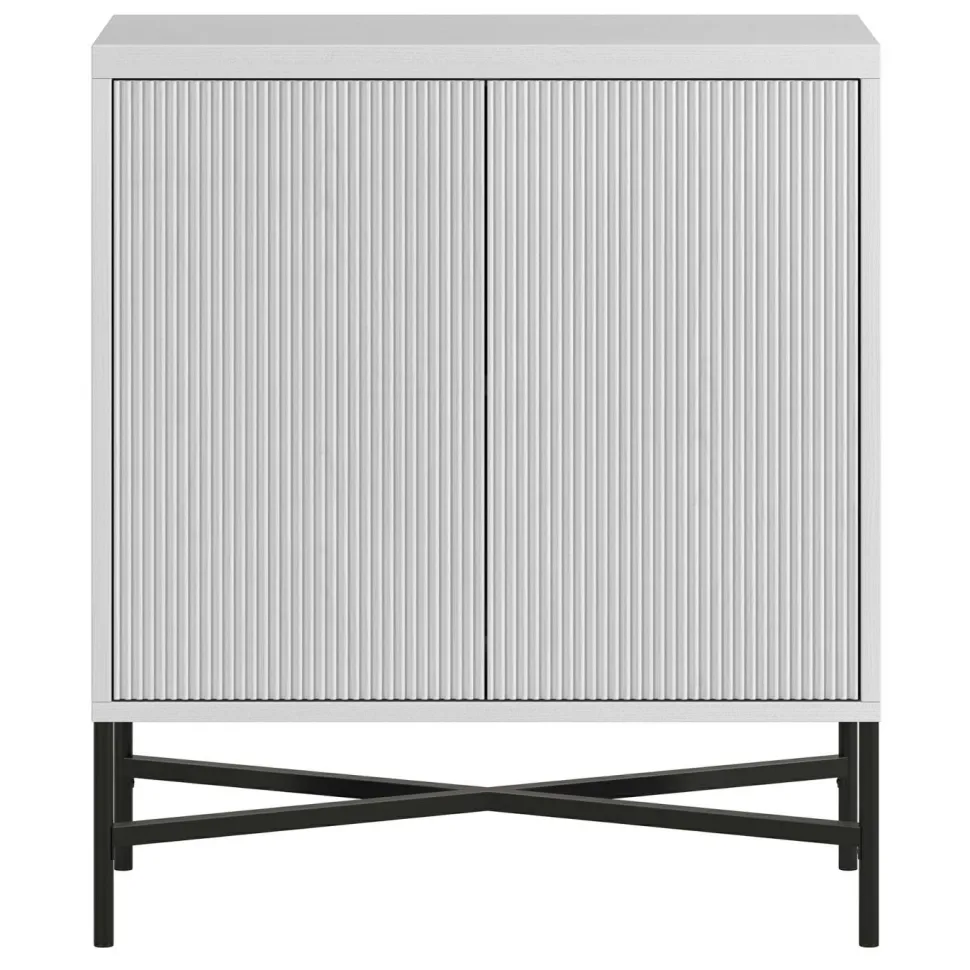 Brighton 28" Wide Rectangular Accent Cabinet in White