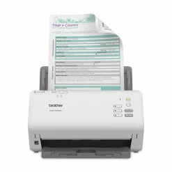 Brother ADS-4300N Professional Desktop Scanner, 600 dpi Optical Resolution, 80-Sheet Auto Document Feeder