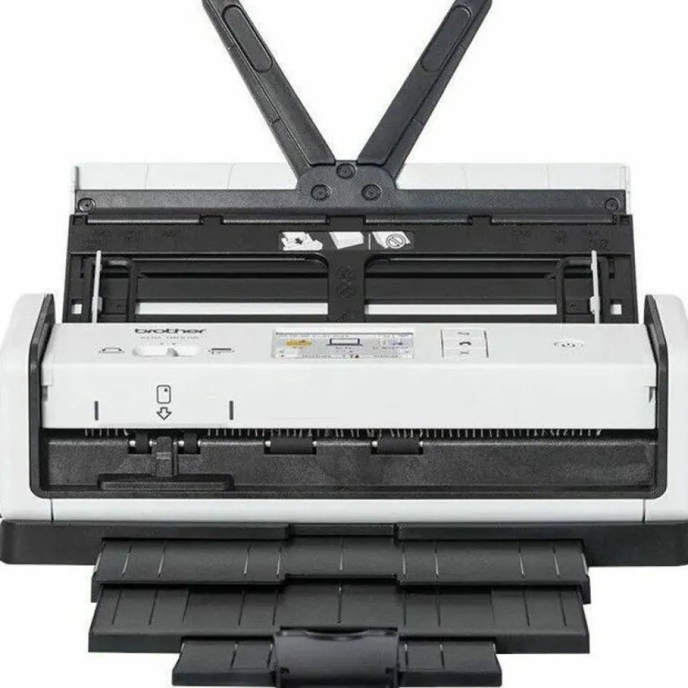 Brother ADS-1800W Compact Desktop Scanner, 600 dpi Optical Resolution, 20-Sheet Duplex Auto Document Feeder
