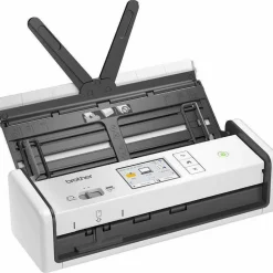 Brother ADS-1800W Compact Desktop Scanner, 600 dpi Optical Resolution, 20-Sheet Duplex Auto Document Feeder