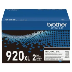 Brother Genuine Black High Yield Toner Cartridges, Pack Of 2, TN920XL2PK