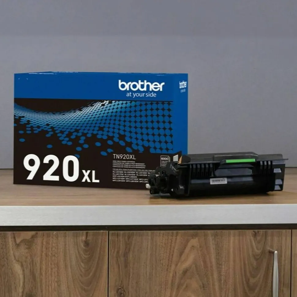Brother Genuine Black High Yield Toner Cartridge, TN920XL