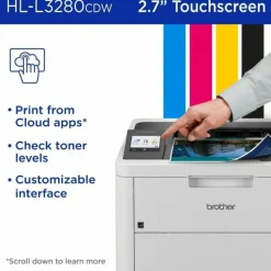 Brother HL-L3280CDW Wireless Compact Digital Laser Color Printer With Refresh EZ Print Eligibility
