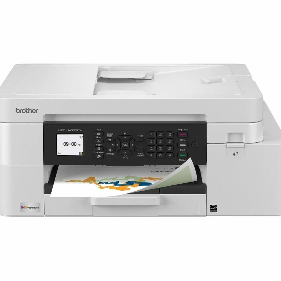Brother MFC-J4355DW Wired Inkjet Multifunction Printer - Color