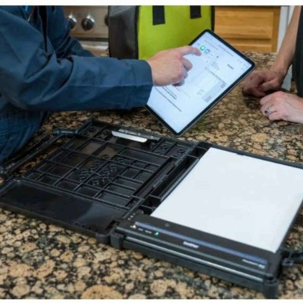 Brother PocketJet 8 PJ-883 Mobile Direct Thermal Printer - Monochrome - Label Print - USB - USB Host - Bluetooth -Printer only / no accessories included