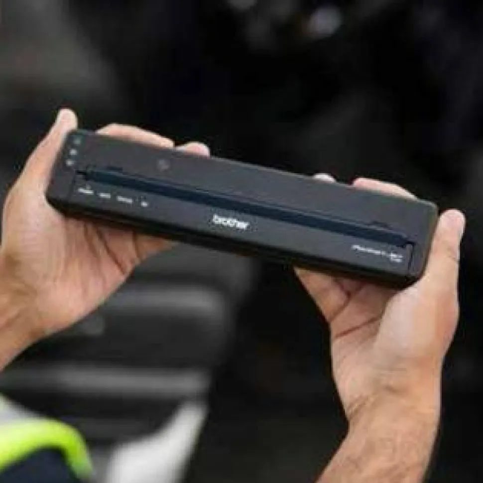 Brother PocketJet 8 PJ-883 Mobile Direct Thermal Printer - Monochrome - Label Print - USB - USB Host - Bluetooth -Printer only / no accessories included