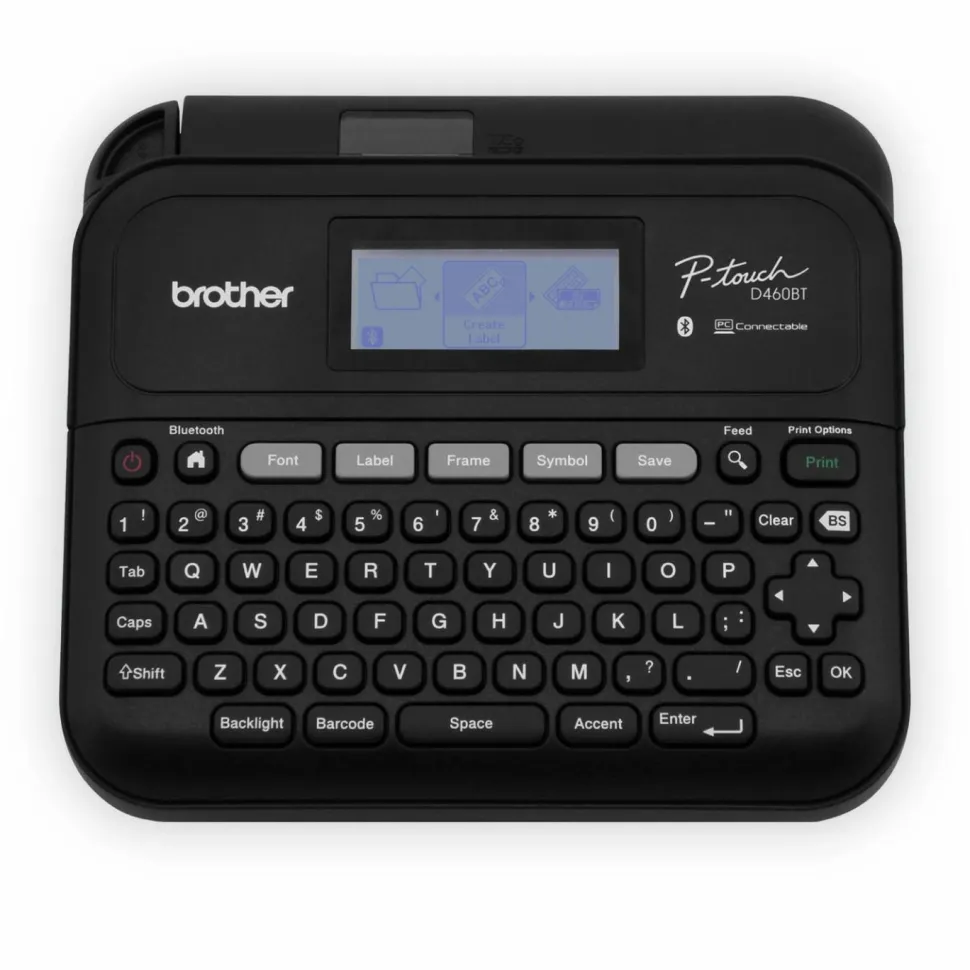 Brother P-Touch P-Touch Business Expert Connected Label Maker, With 2 Rolls Sample Tapes, 30 mm/s Print Speed, 7.4 x 7 x 2.8