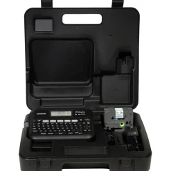 Brother P-Touch P-Touch Business Expert Connected Label Maker, With 2 Rolls Sample Tapes, 30 mm/s Print Speed, 7.4 x 7 x 2.8