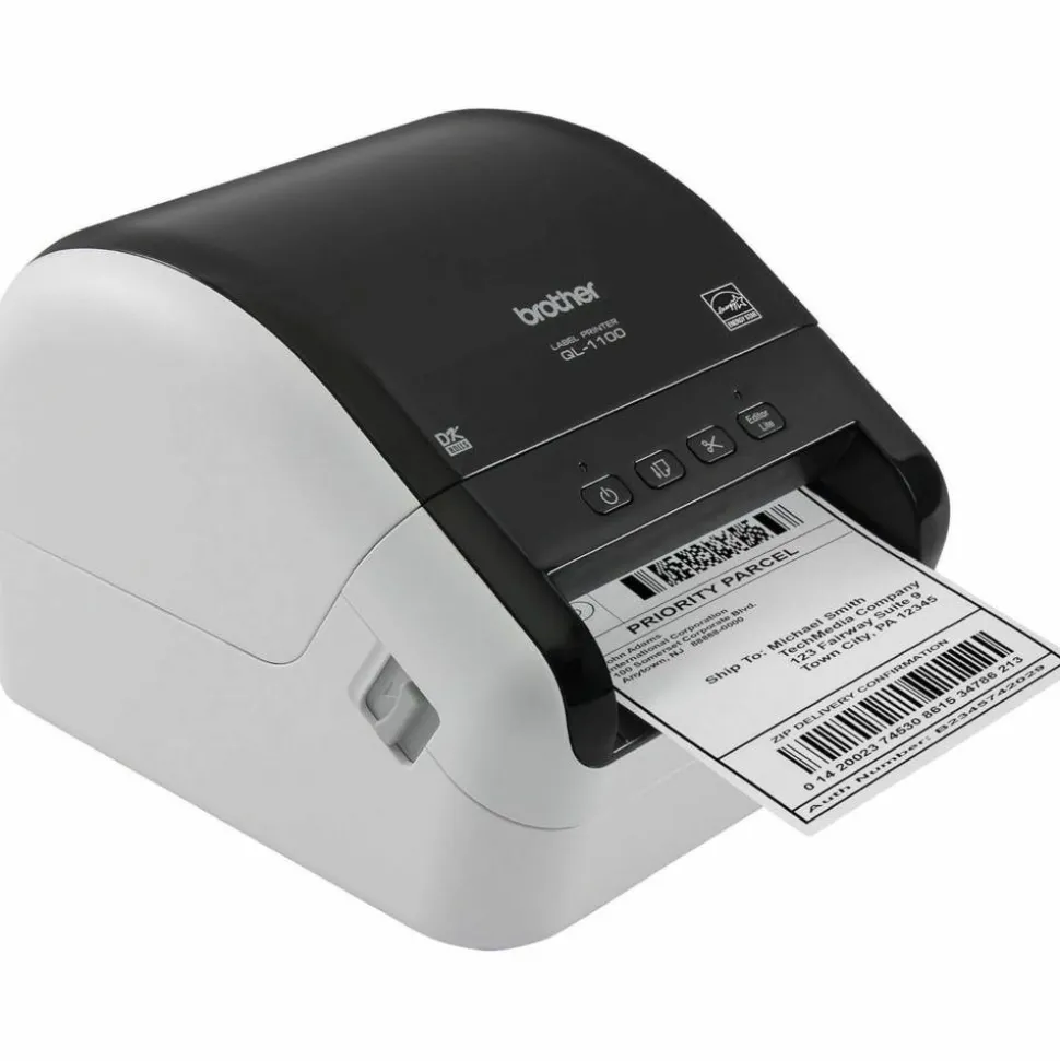 Brother QL-1100 Monochrome (Black And White) Direct Thermal Desktop Printer