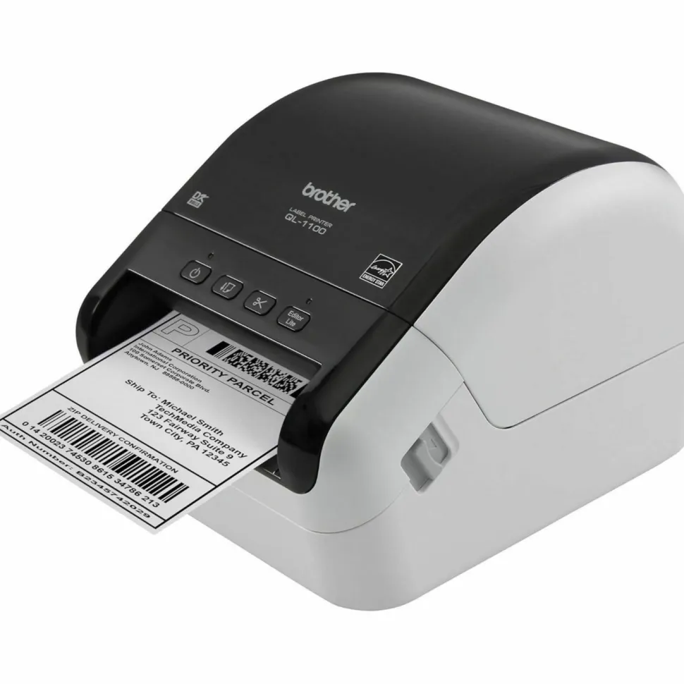 Brother QL-1100 Monochrome (Black And White) Direct Thermal Desktop Printer