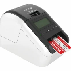 Brother QL-820NWBC Ultra Flexible Label Printer, 110 Labels/min Print Speed, 5 x 5.7 x 9.2