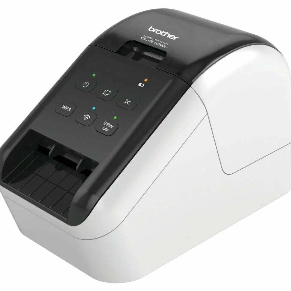 Brother QL-810WC Ultra Fast Label Printer, 110 Labels/min Print Speed, 5 x 5.7 x 9.2