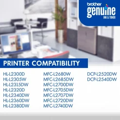Brother TN-660 Black High Yield Toner Cartridge, TN-660BK