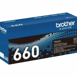 Brother TN-660 Black High Yield Toner Cartridge, TN-660BK