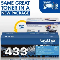 Brother TN-433 Cyan High Yield Toner Cartridge, TN-433C