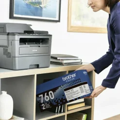 Brother TN760 Original High Yield Laser Toner Cartridge - Twin-pack - Black - 2 / Pack