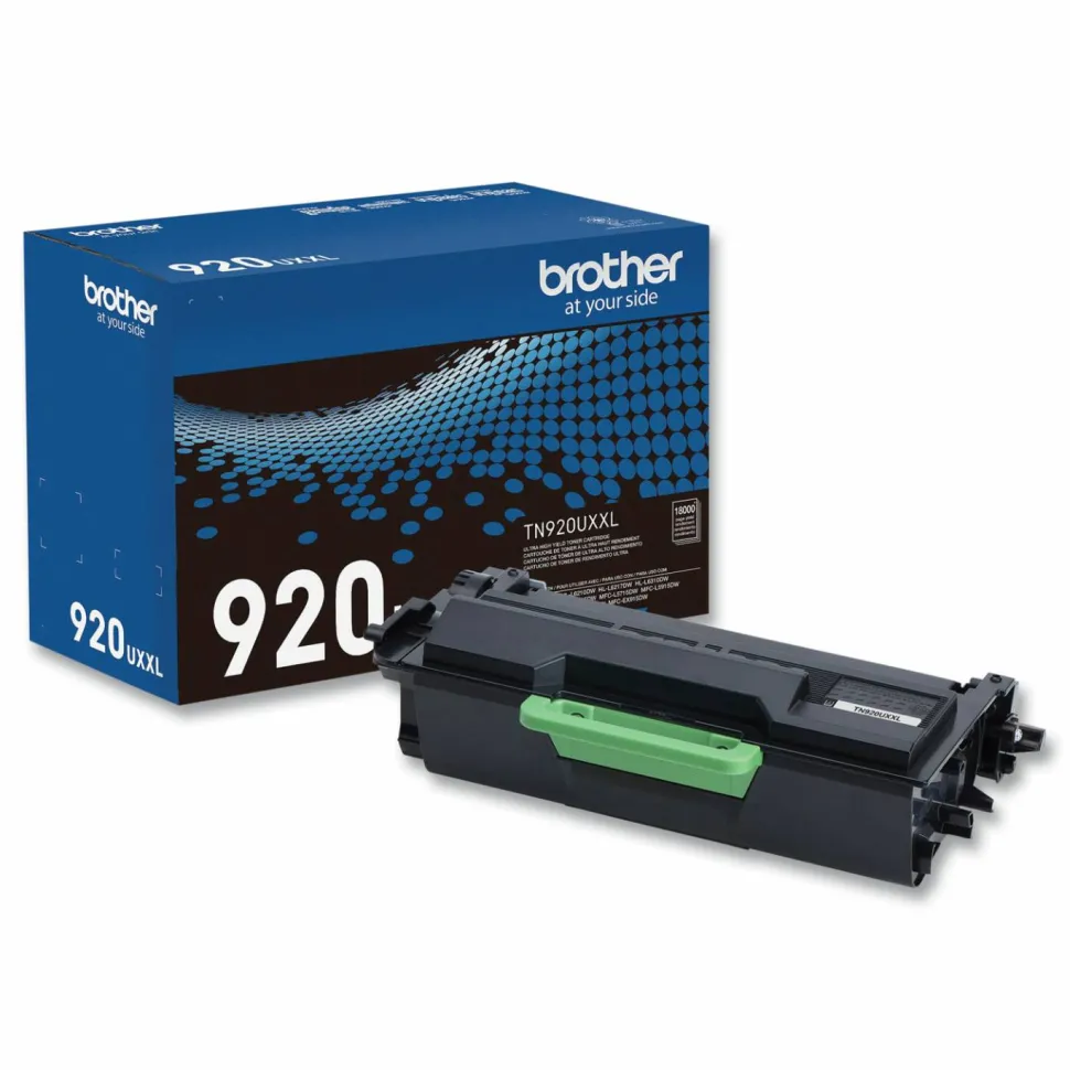 Brother TN920UXXL Ultra High-Yield Toner, 18,000 Page-Yield, Black