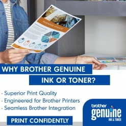 Brother TN-433 Yellow High Yield Toner Cartridge, TN-433Y