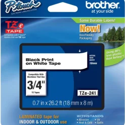 Brother TZe Flat Surface Laminated Tape