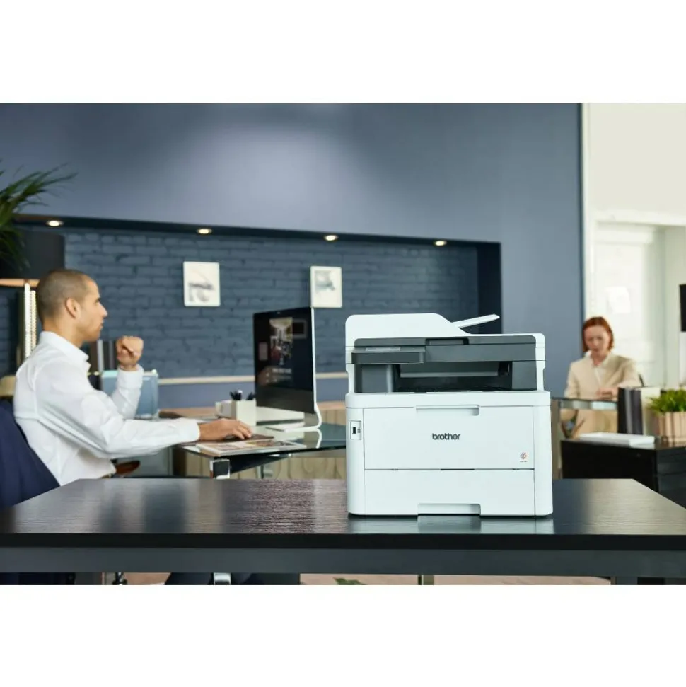 Brother Wireless MFC-L3780CDW Digital Laser Color All-in-One Printer, Copy/Fax/Print/Scan