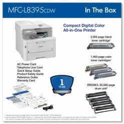 Brother Workhorse MFC-L8395CDW Digital Color All-in-One Printer, Copy/Fax/Print/Scan