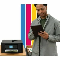 Brother Work Smart MFC-J1410DW Wired & Wireless Inkjet Multifunction Printer - Color - Black