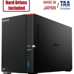 BUFFALO LinkStation 720 2-Bay Professional Network Storage 16TB (2x8TB) with Hard Drives Included