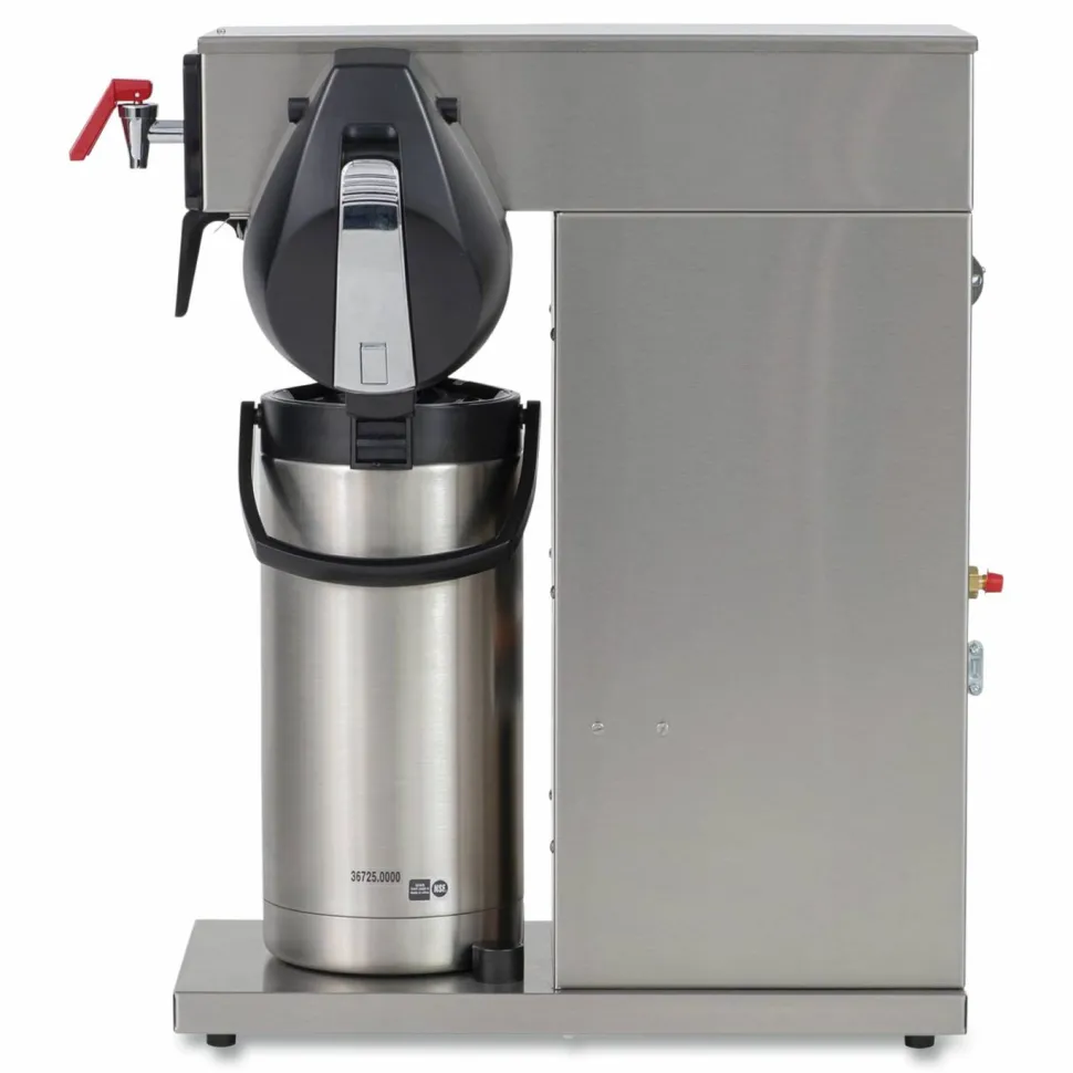 BUNN AXIOM DV-APS Airpot System, 12 Cups, Silver/Black