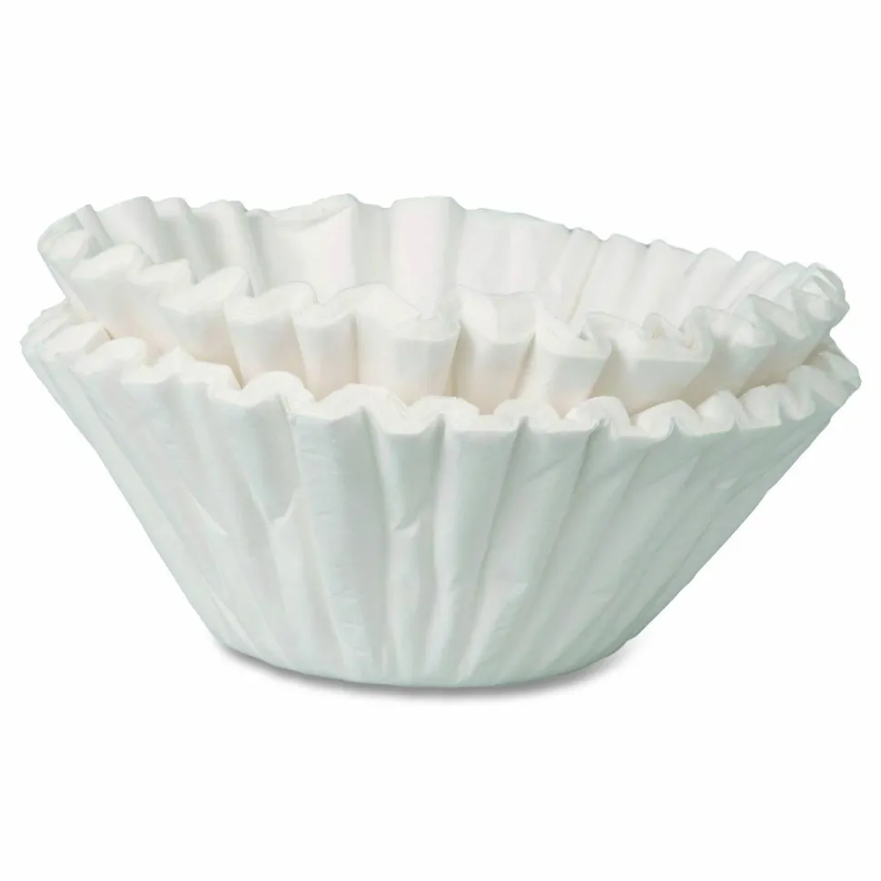 BUNN Coffee Brewer Filters, 10 Cup Size, Basket, 500/Bag, 2 Bags/Carton