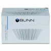 BUNN Coffee Filters, 8 to 12 Cup Size, Flat Bottom, 100/Pack