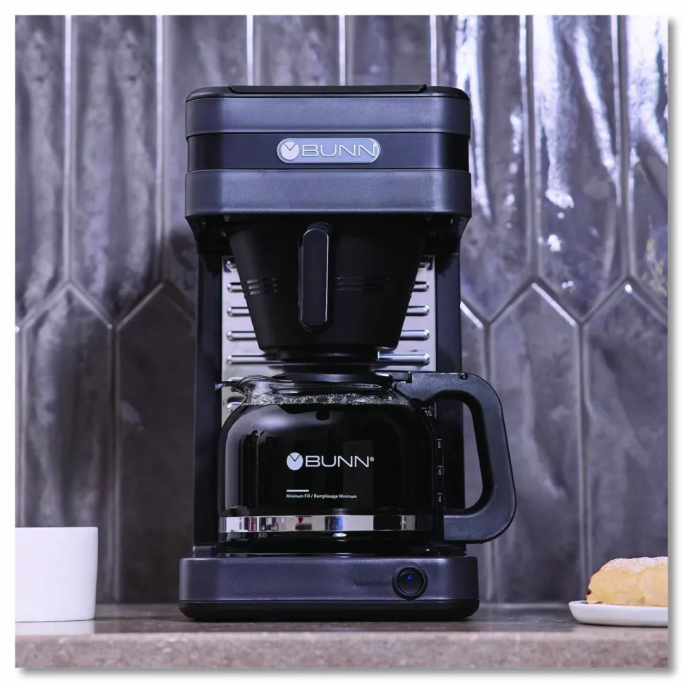 BUNN 10-Cup Speed Brew Elite CSB2G Coffee Maker, Gray/Stainless Steel
