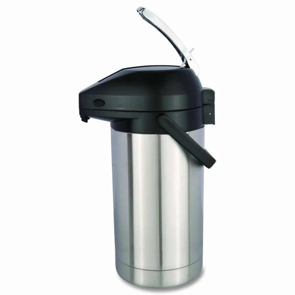 BUNN Lever Action Airpot, 101 oz, Stainless Steel/Black