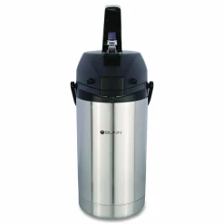 BUNN Lever Action Airpot, 101 oz, Stainless Steel/Black