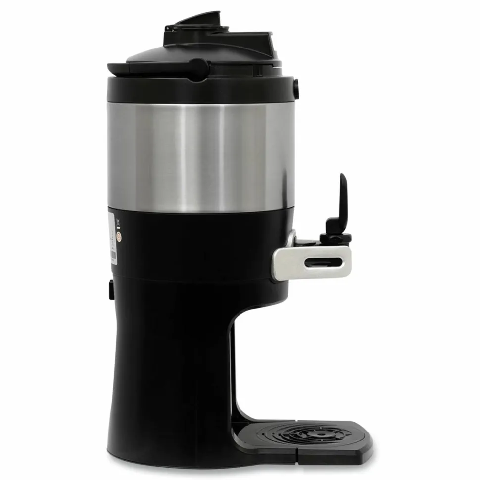 BUNN ThermoFresh Server, 128 oz, Silver/Black