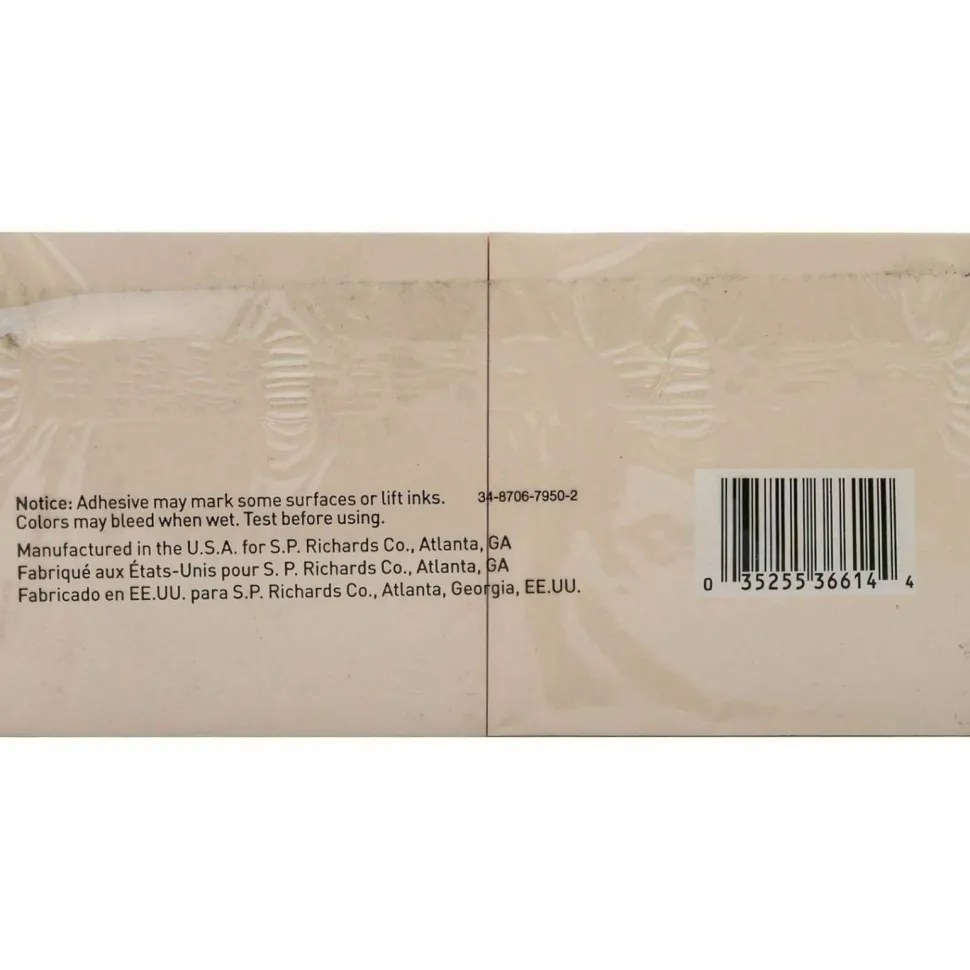 Business Source 3" Plain Pastel Colors Adhesive Notes - 100 Sheets, 12 Pads - 3"x 3" - Square - Assorted - 36614