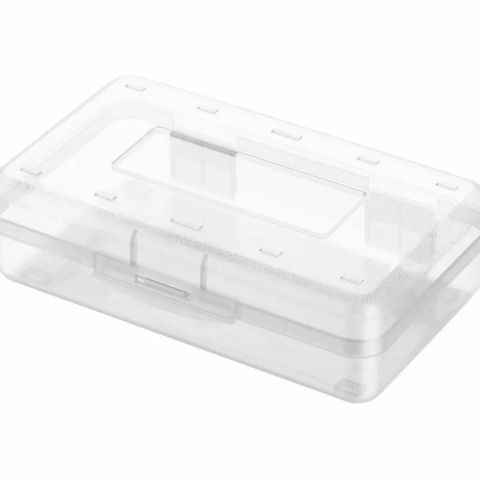 Business Source Carrying Case Pencil, Writing Utensils, Supplies - Clear