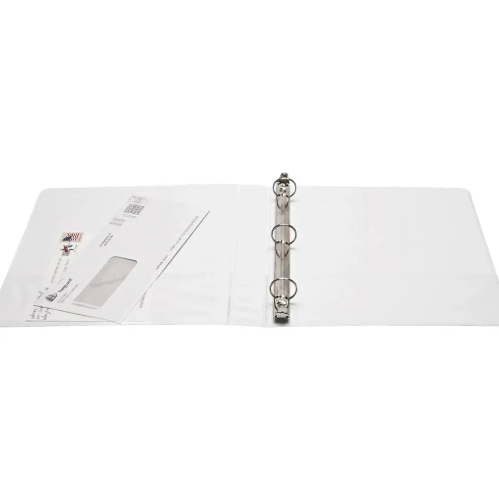 Business Source Round-ring View Binder - 1" Binder Capacity - Letter - 8 1/2"x11" Sheet Size - Round Ring Fastener(s) - 09953CT