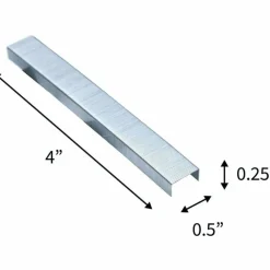 Business Source Standard Staples - 1/4