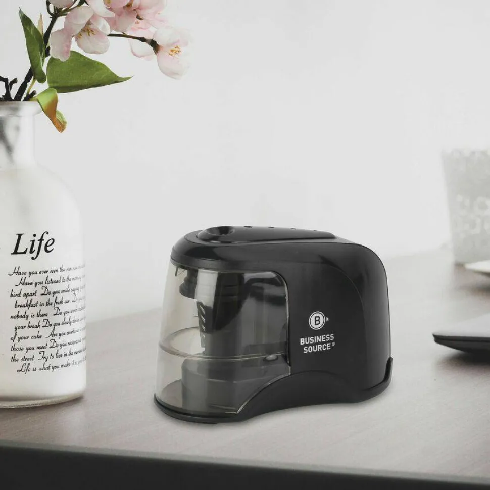 Business Source 2-way Electric Pencil Sharpener